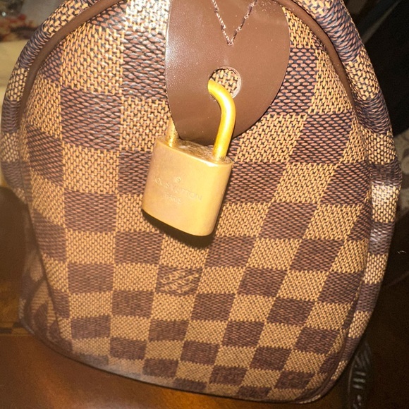 LOUIS VUITTON DAMIER EBENE SPEEDY 30 - Picture 5 of 11